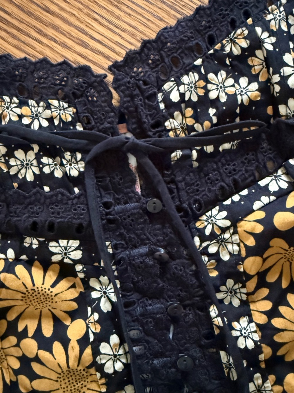 FREE PEOPLE Love Me Not Printed Tank - Black Combo - Picture 4 of 11
